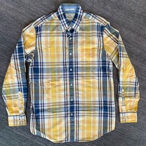 Nautica True Craftsmanship Sea Voyage Multicolor Plaid Long Sleeve S Shirt